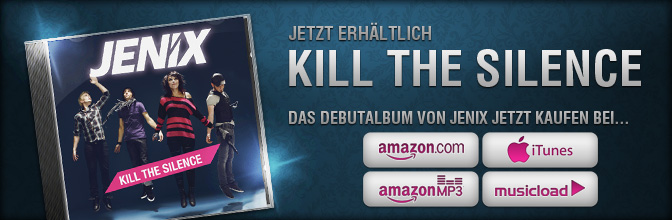 Jenix Debutalbum Kill The Silence jetzt erhältlich!